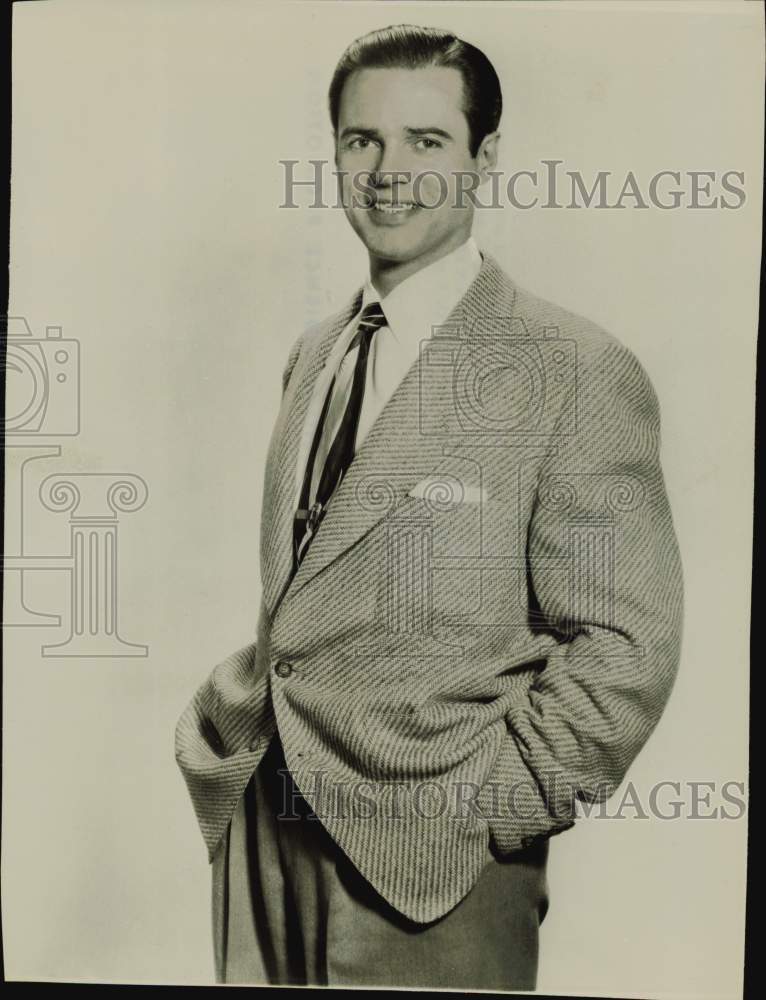 1956 Press Photo Randy Merriman, Host of &quot;The Big Pay Off&quot; Game Show - hpp30115- Historic Images