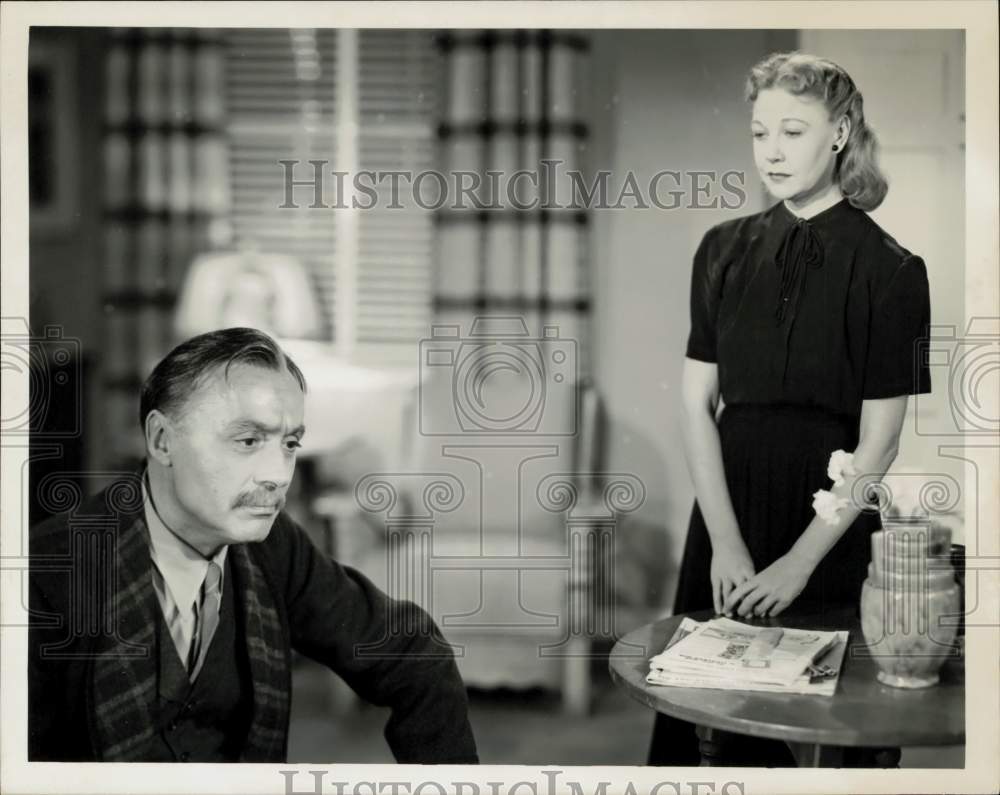 1952 Press Photo Charles Boyer &amp; Una Merkel in &quot;Four Star Playhouse&quot; - hpp31043- Historic Images