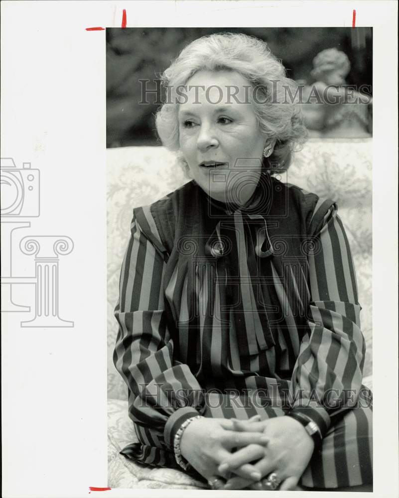 1983 Press Photo Actress Doris Roberts in Houston - hpp31798- Historic Images