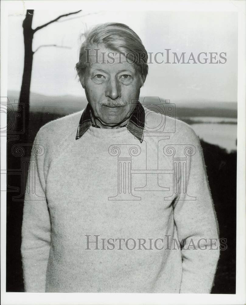 1975 Press Photo Harrison Salisbury, Former New York Times Editor - hpp31811- Historic Images