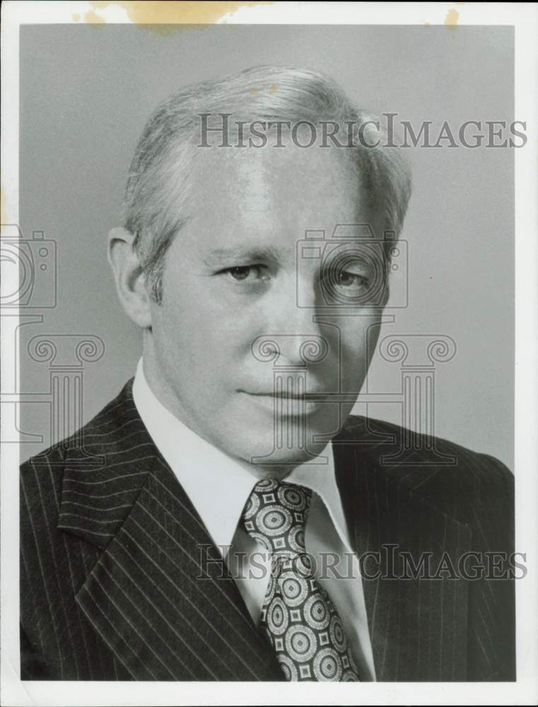 Press Photo Frank Reynolds, ABC News Correspondent - hpp31942- Historic Images