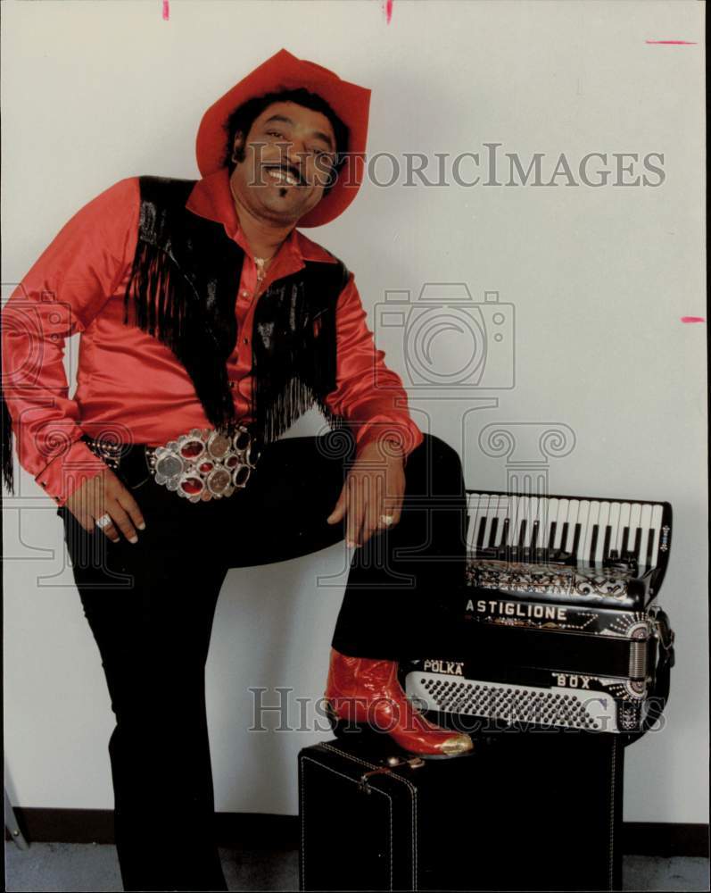 1989 Press Photo Musician Rockin&#39; Sidney - hpp32280- Historic Images