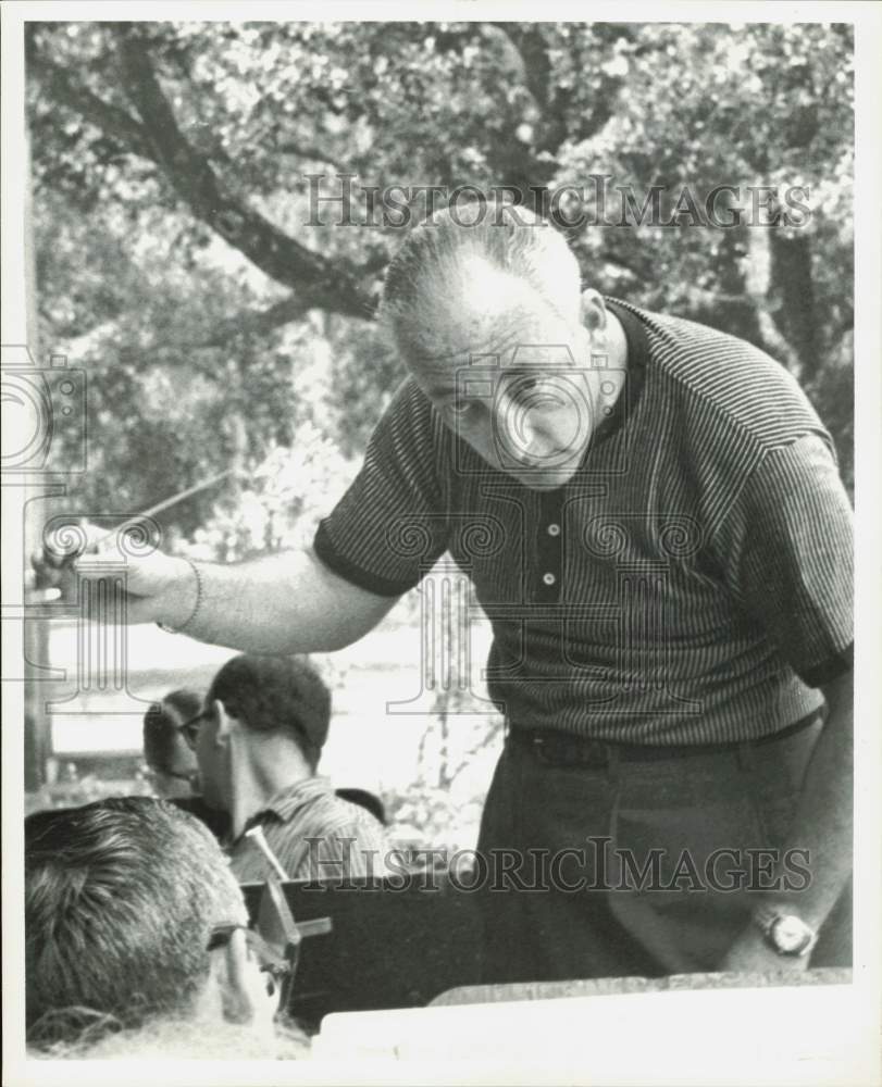 1962 Press Photo Ezra Rachlin, Conductor, in Houston - hpp33417- Historic Images