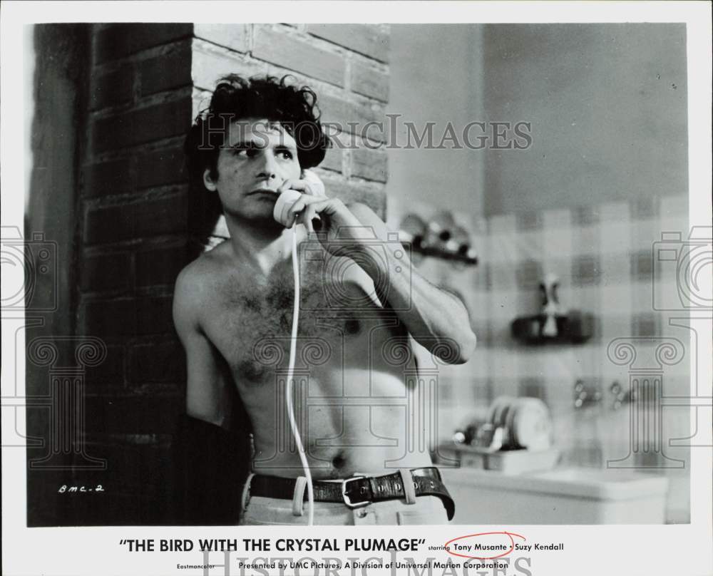 Press Photo Actor Tony Musante in &quot;The Bird with the Crystal Plumage&quot;- Historic Images