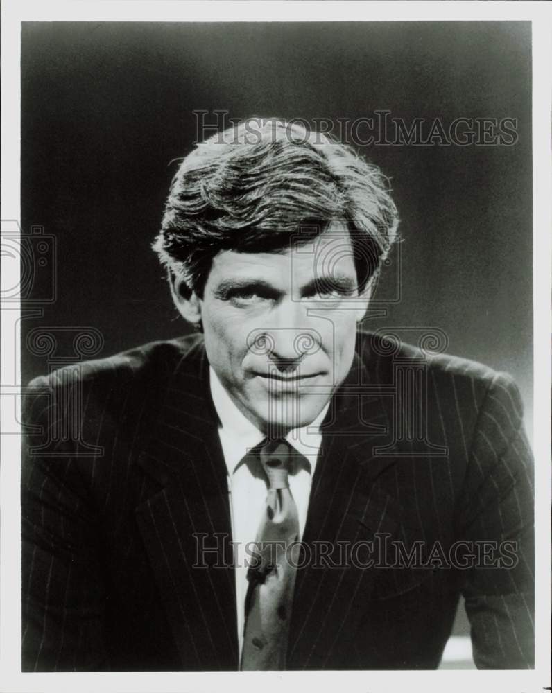 1990 Press Photo Maury Povich hosts &quot;A Current Affair.&quot; - hpp36495- Historic Images