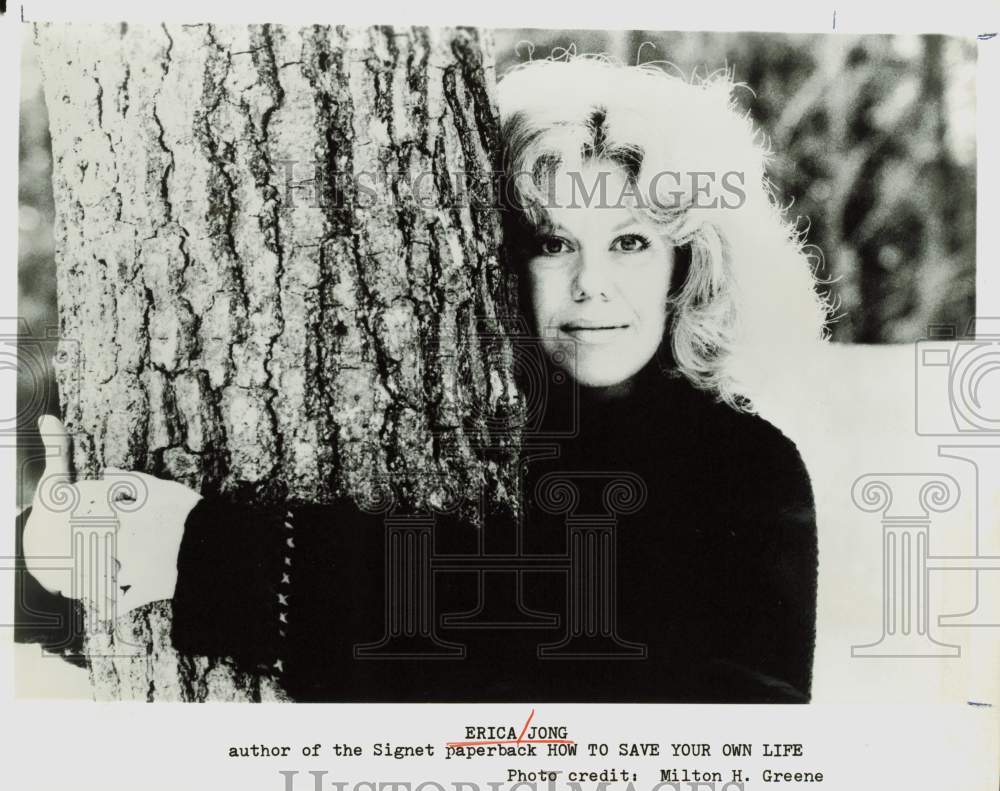 1978 Press Photo Erica Jong, Author of &quot;How To Save Your Own Life&quot; - hpp37235- Historic Images