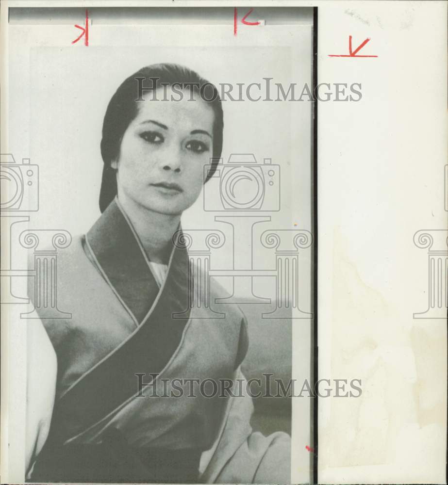 1968 Press Photo Actress Nancy Kwan - hpp37706- Historic Images