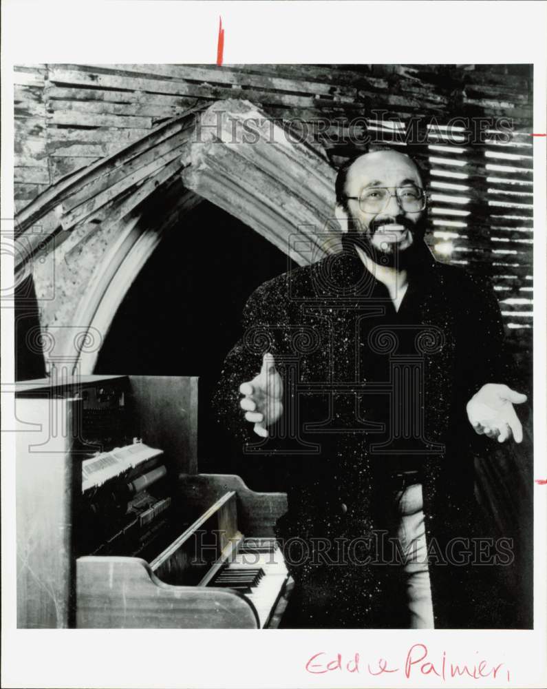 1991 Press Photo Eddie Palmieri at Piano - hpp37984- Historic Images