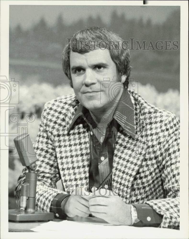 1977 Press Photo Comedian Rich Little on Johnny Carson&#39;s &quot;The Tonight Show&quot;- Historic Images