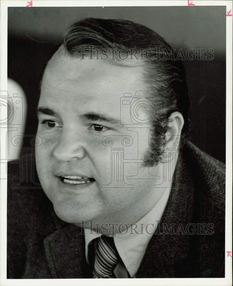 1970 Press Photo Actor-Comic Dom DeLuise, Wearing Toupee in Houston - hpp38422- Historic Images