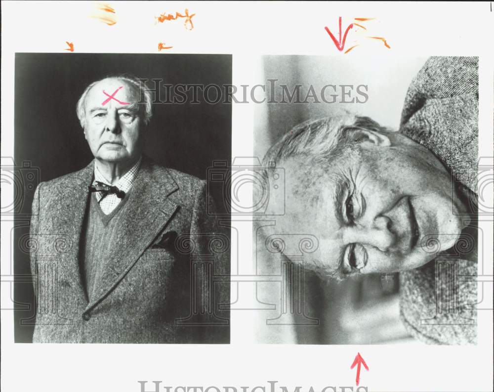 Press Photo Actor John Houseman in Two Moods - hpp38976- Historic Images