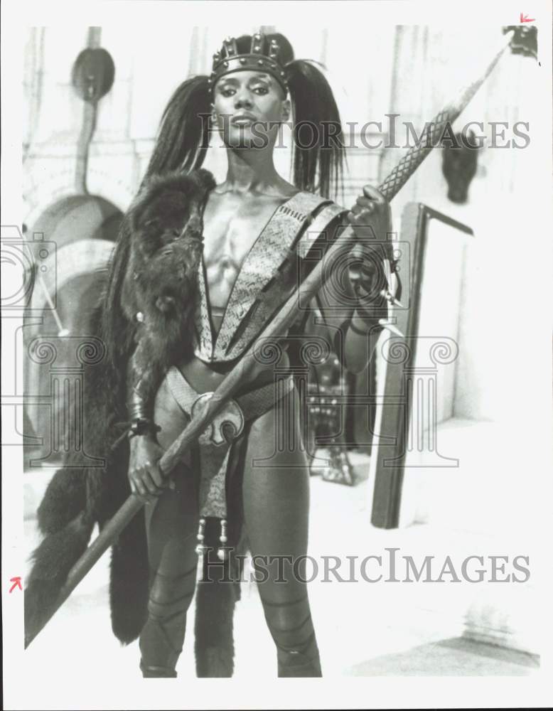 1984 Press Photo Actress Grace Jones as Amazone Woman in &quot;Conan, The Destroyer&quot;- Historic Images