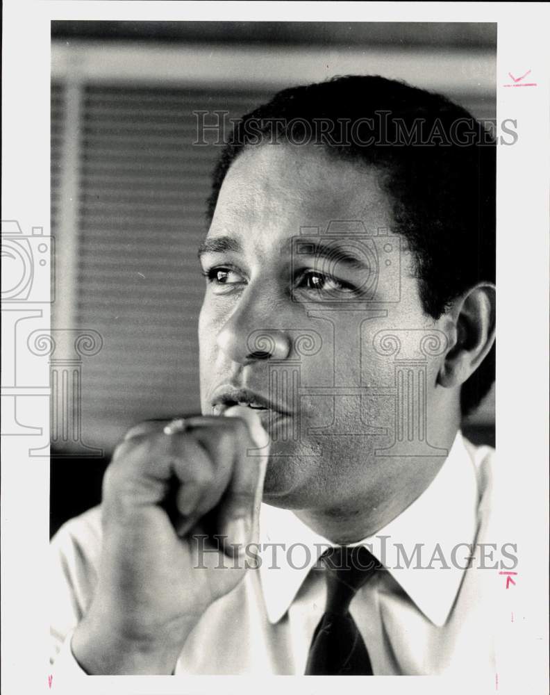 1985 Press Photo Bryant Gumbel, NBC &quot;Today&quot; Co-Host - hpp40822- Historic Images