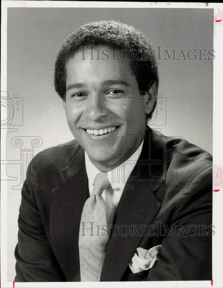 1985 Press Photo Bryant Gumbel, Anchor, NBC News&#39; &quot;Today&quot; - hpp41043- Historic Images