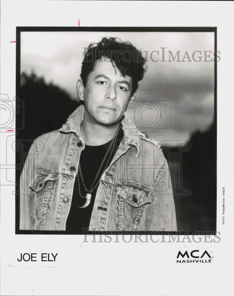 1993 Press Photo Singer Joe Ely - hpp41175- Historic Images