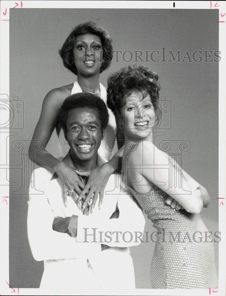 1975 Press Photo Entertainers Ben Vereen, Lola Falana &amp; Liz Torres - hpp41713- Historic Images