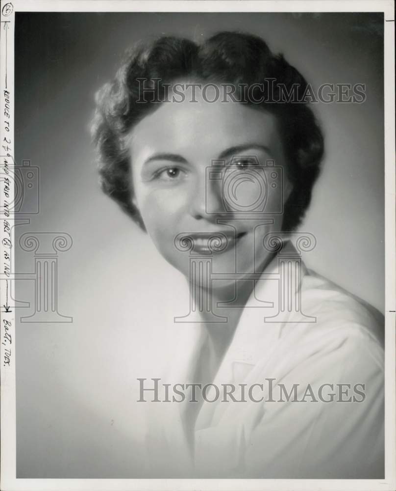 1955 Press Photo Peggy Mooney, KPRC-TV - hpp42064- Historic Images