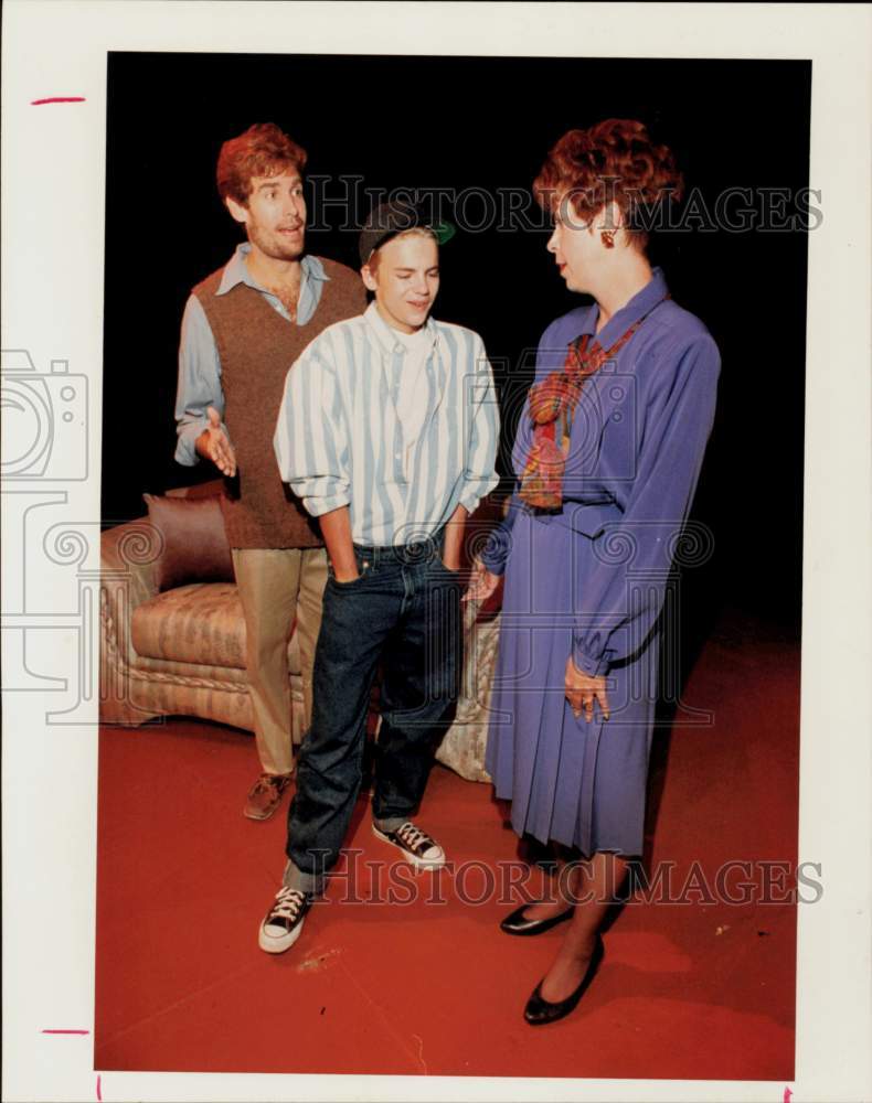 1992 Press Photo Scene from &quot;On Tidy Endings&quot; by the Houston Actor&#39;s Workshop- Historic Images