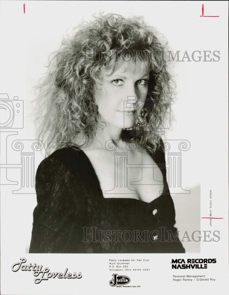 1990 Press Photo Country Singer Patty Loveless - hpp42326- Historic Images