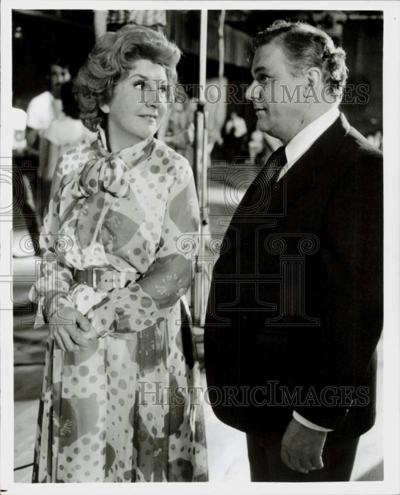 Press Photo Maureen Stapleton, Charles Durning in Queen of the Stardust Ballroom- Historic Images