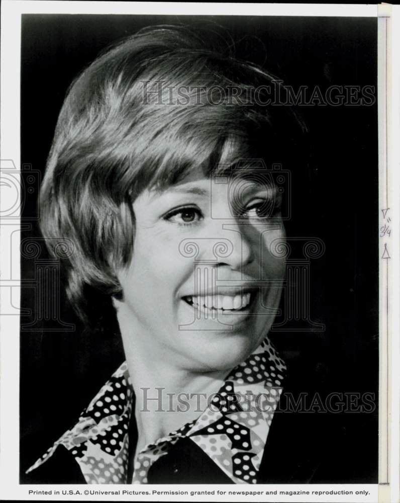 1974 Press Photo Comedian Carol Burnett - hpp42461- Historic Images