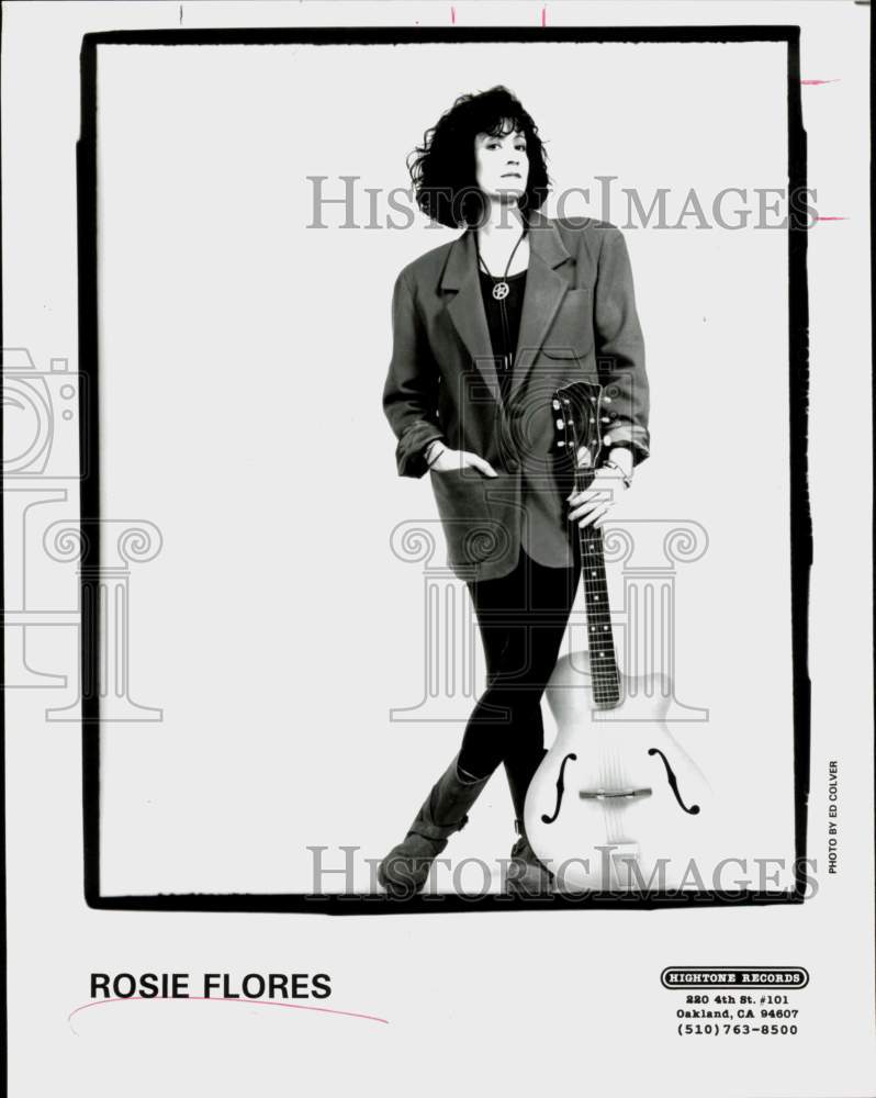 1992 Press Photo Musician Rosie Flores - hpp42595- Historic Images