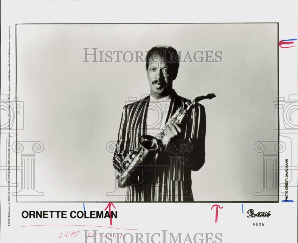 1988 Press Photo Ornette Coleman, Jazz Musician - hpp42854- Historic Images