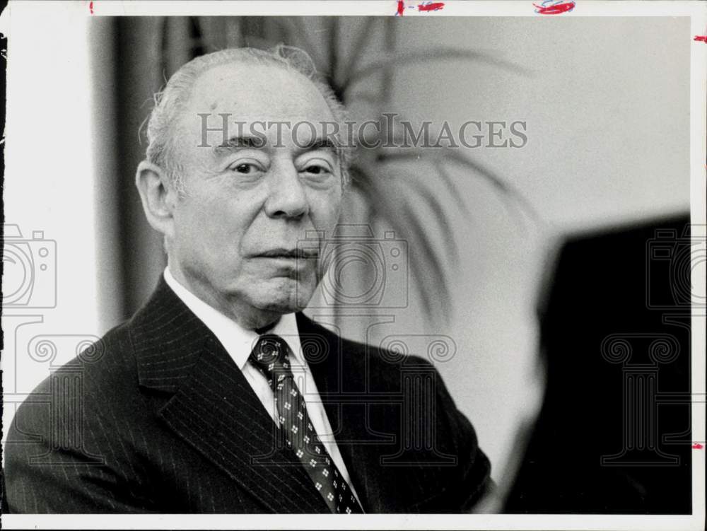 1975 Press Photo Richard Rodgers at Piano in Manhattan Office - hpp43182- Historic Images