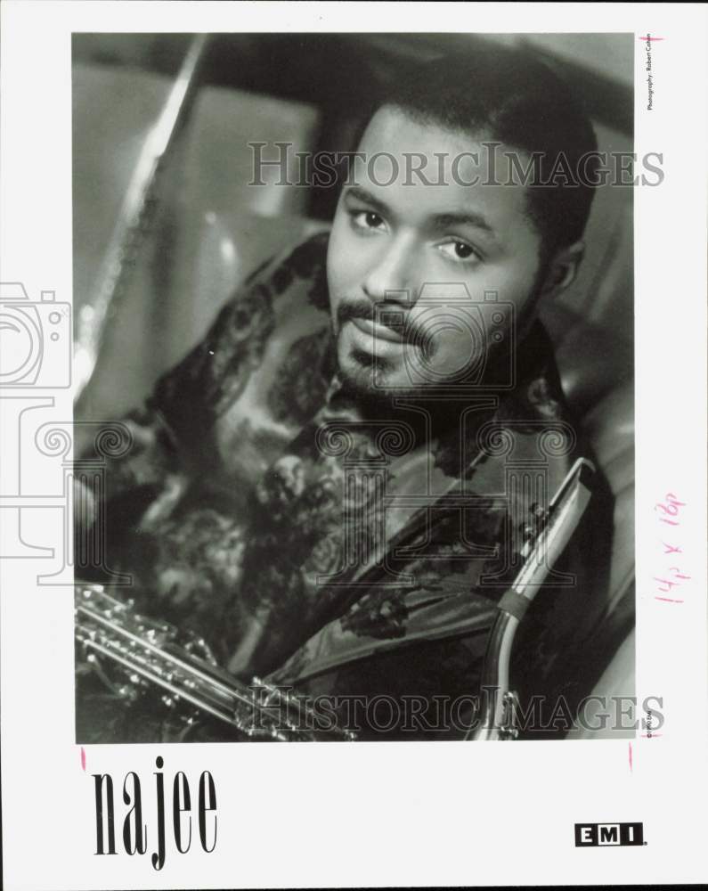 1994 Press Photo Musician Najee - hpp44066- Historic Images