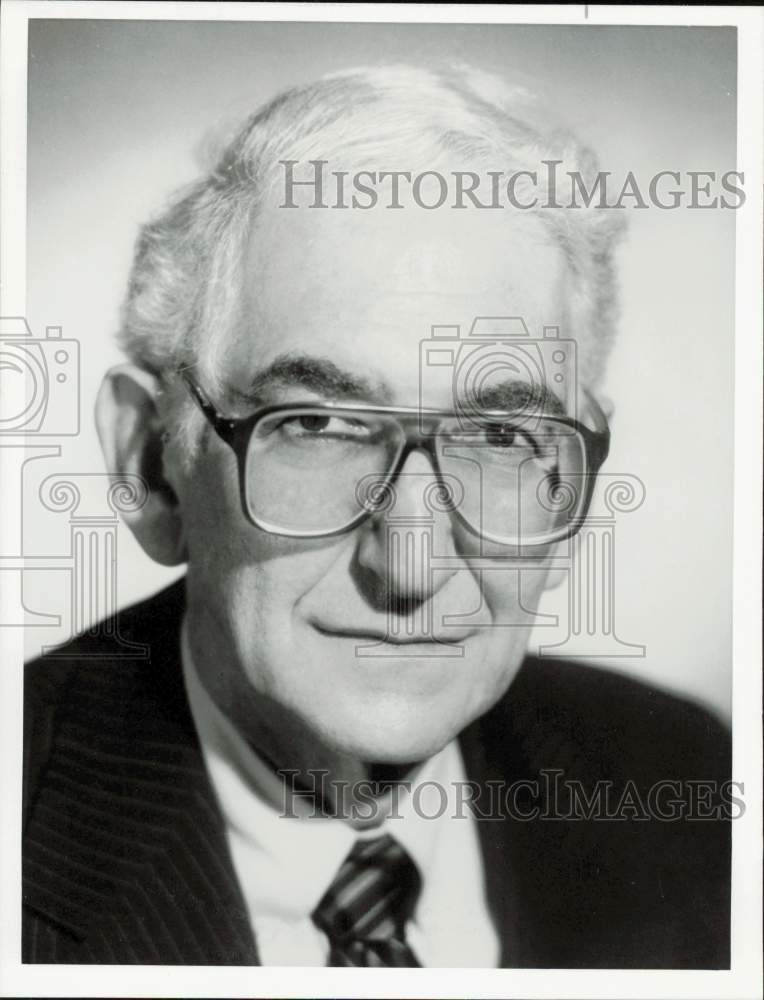 1983 Press Photo Reuven Frank, President, NBC News - hpp45011- Historic Images