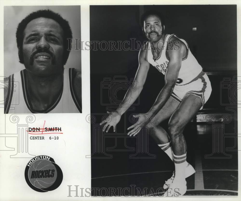 1975 Press Photo Houston Rockets&#39; center, Zaid Abdul Aziz. - hps01172- Historic Images