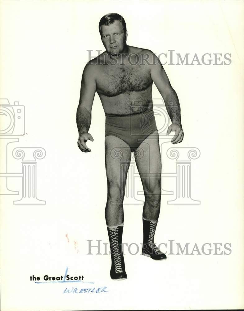 1970 Press Photo The Great Scott-wrestler - hps02226 - Historic Images