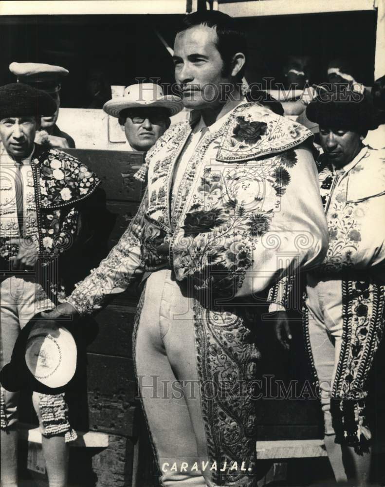 1966 Press Photo Bullfighter Guillermo Caravajal - hps02294 - Historic Images
