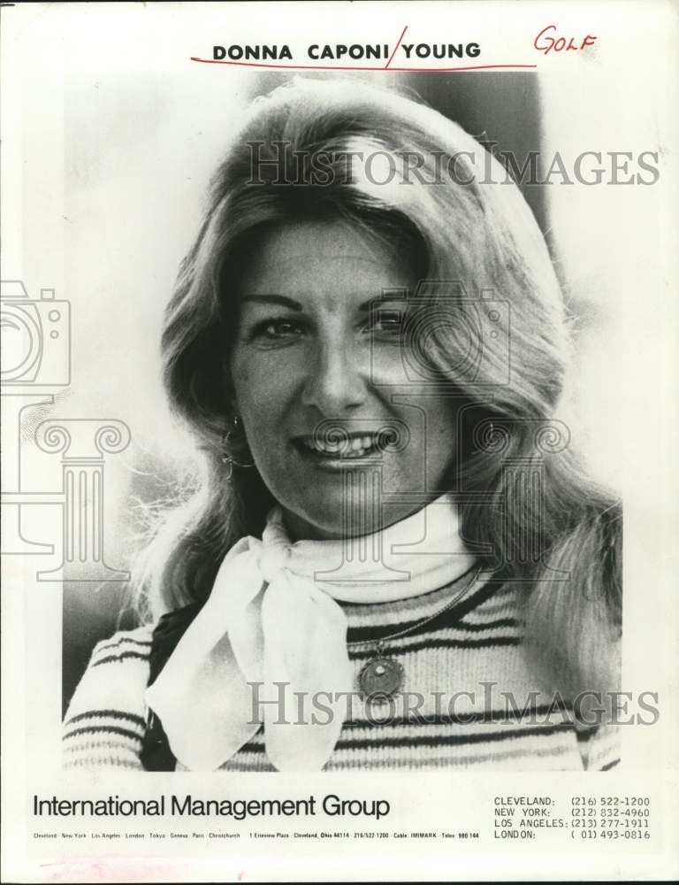 1977 Press Photo Golfer Donna Caponi Young. - hps02299- Historic Images