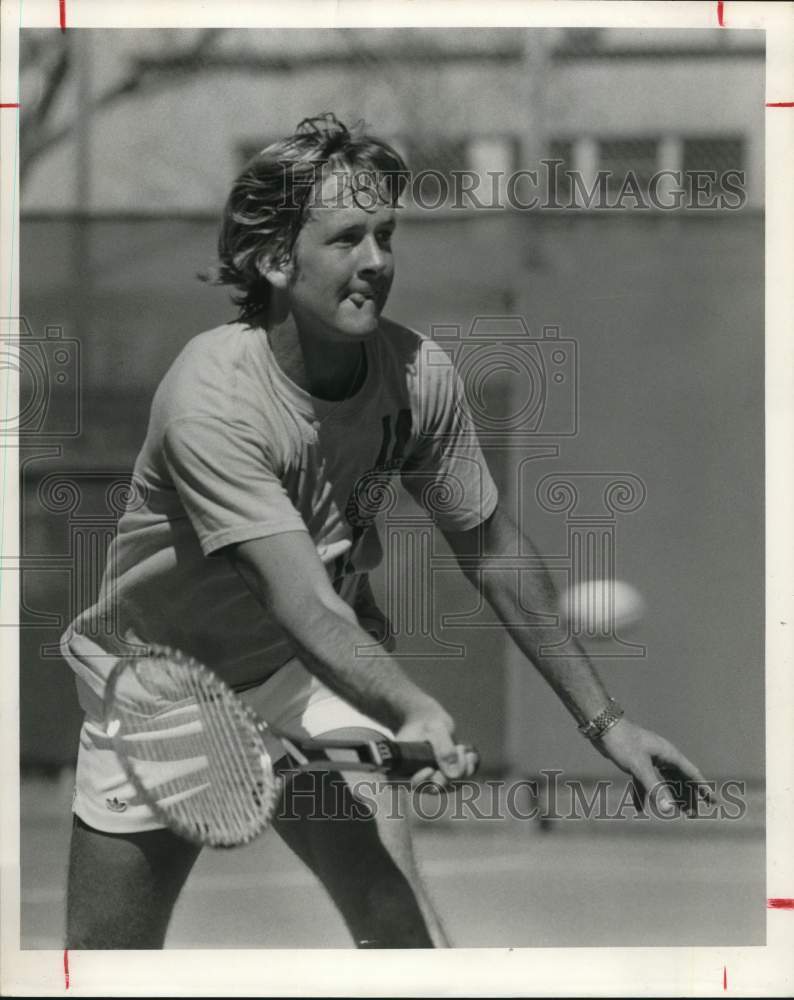 1978 Press Photo Tennis player Randy Turpin in action - hps06262- Historic Images