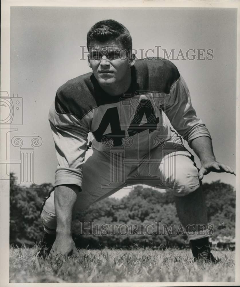 1955 Press Photo Joe Basquez, Football Guard - hps06550 - Historic Images