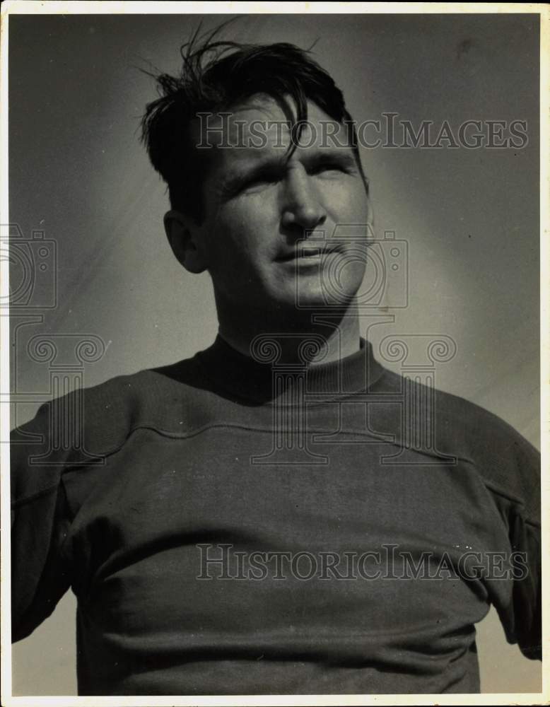 1959 Press Photo Football A.Y. (Bud) McCallum - hps08825- Historic Images