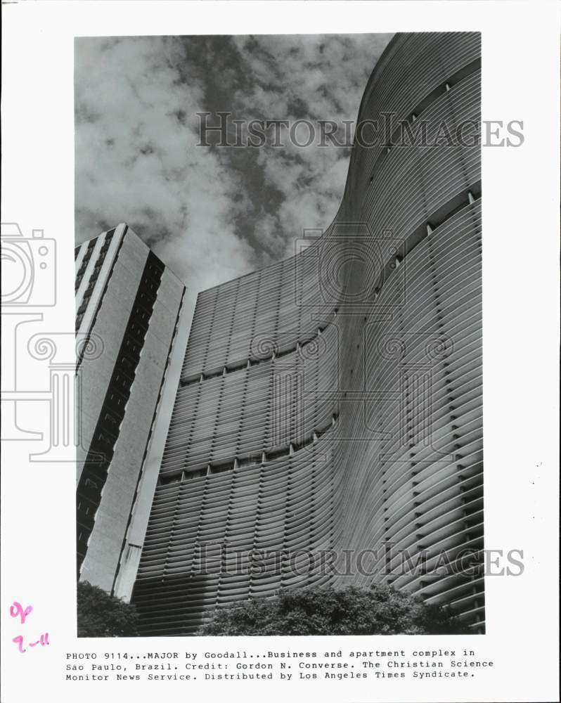 Press Photo Business and apartment complex in Sao Paulo, Brazil. - hps10309 - Historic Images
