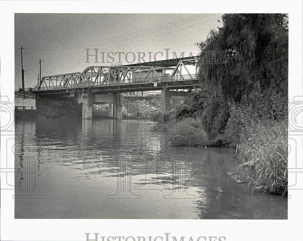 1983 Press Photo 69th Street Bridge in Texas - hps11436- Historic Images