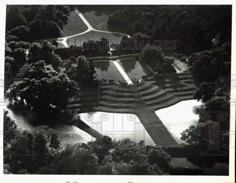 Press Photo Aerial of Middleton Place, Charleston, South Carolina - hps11465 - Historic Images