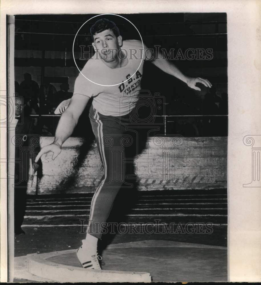 1965 Press Photo Randy Matson, Olympic Champion, Texas A&amp;M Shotputter- Historic Images