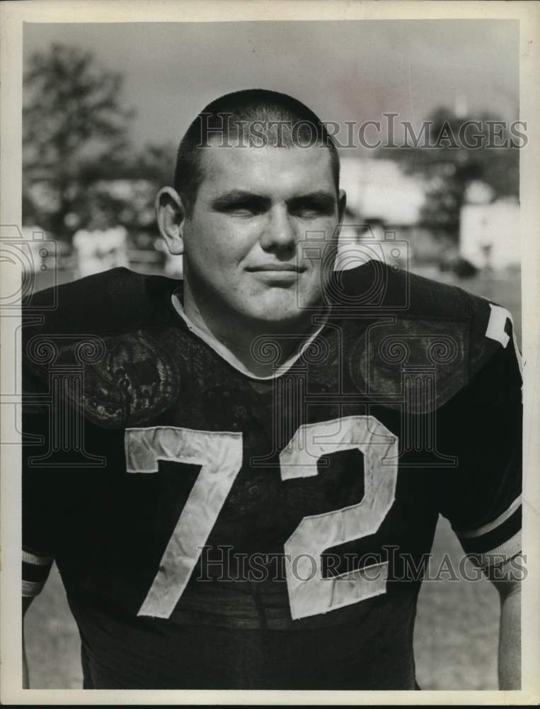 1963 Press Photo Football Player Bill Spencer - hps12639 - Historic Images