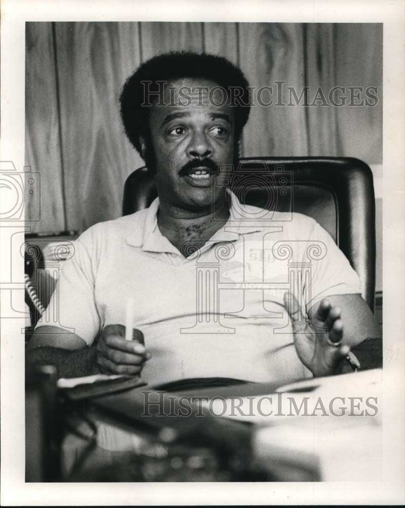 1979 Press Photo Rod Paige, Texas Southern University Athletic Director- Historic Images