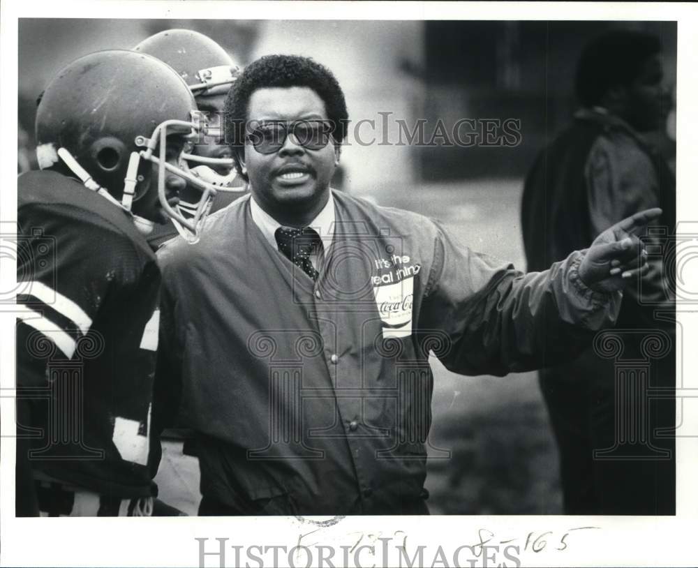 1982 Press Photo Texas Southern University Head Football Joe Redmond - Historic Images