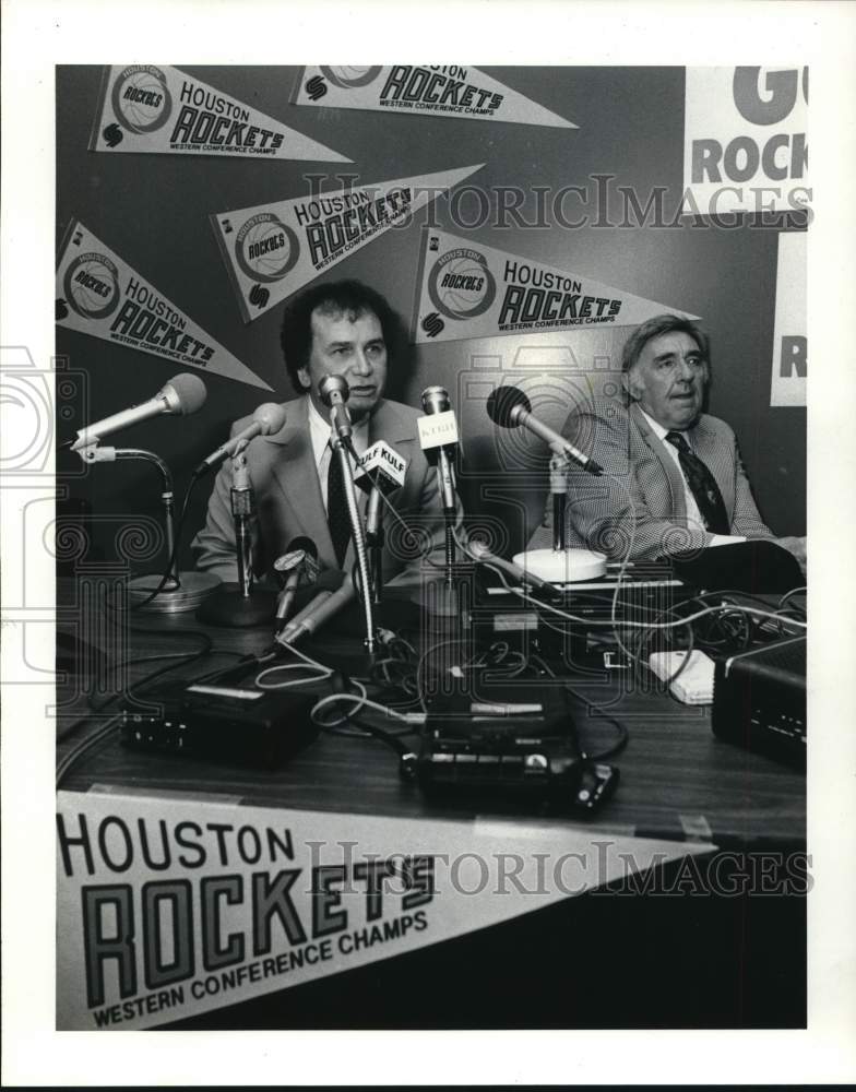 1982 Press Photo Charlie Thomas, Houston Rockets Basketball Team Owner ...