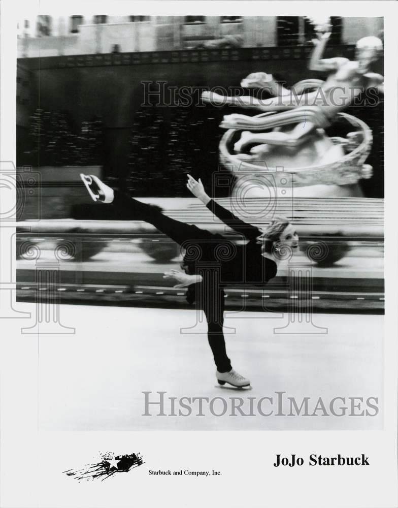 Press Photo Figure skater JoJo Starbuck - hps16272 - Historic Images