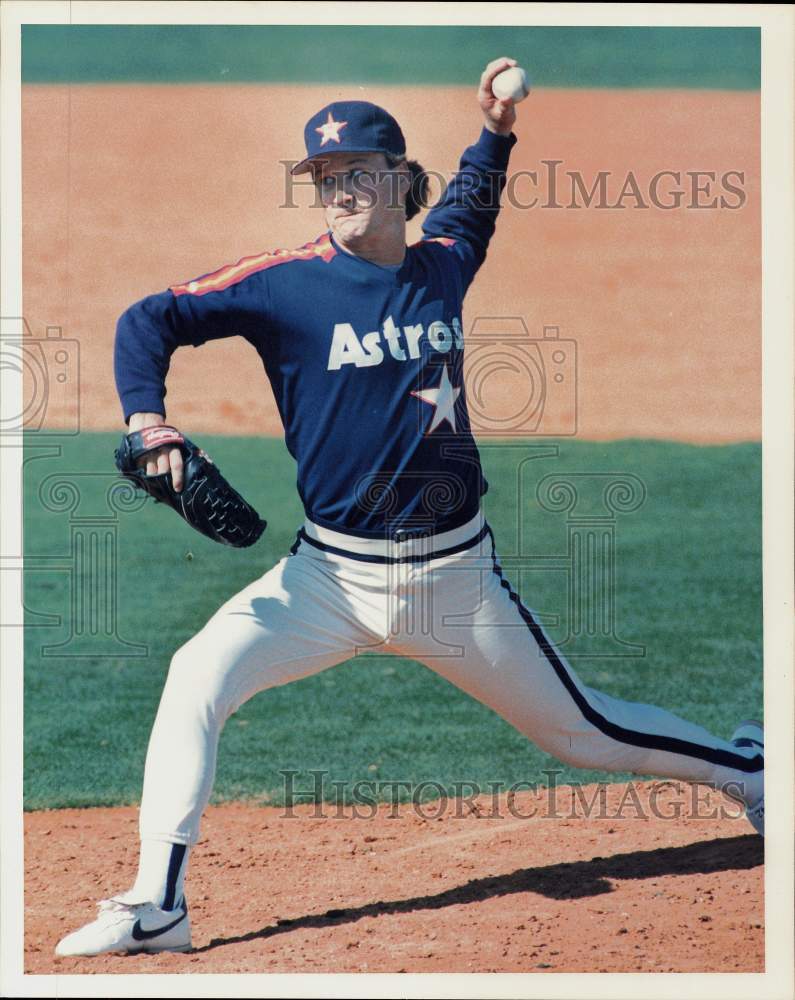 1989 Press Photo Houston Astros baseball player Dave Stapleton - hps16279 - Historic Images