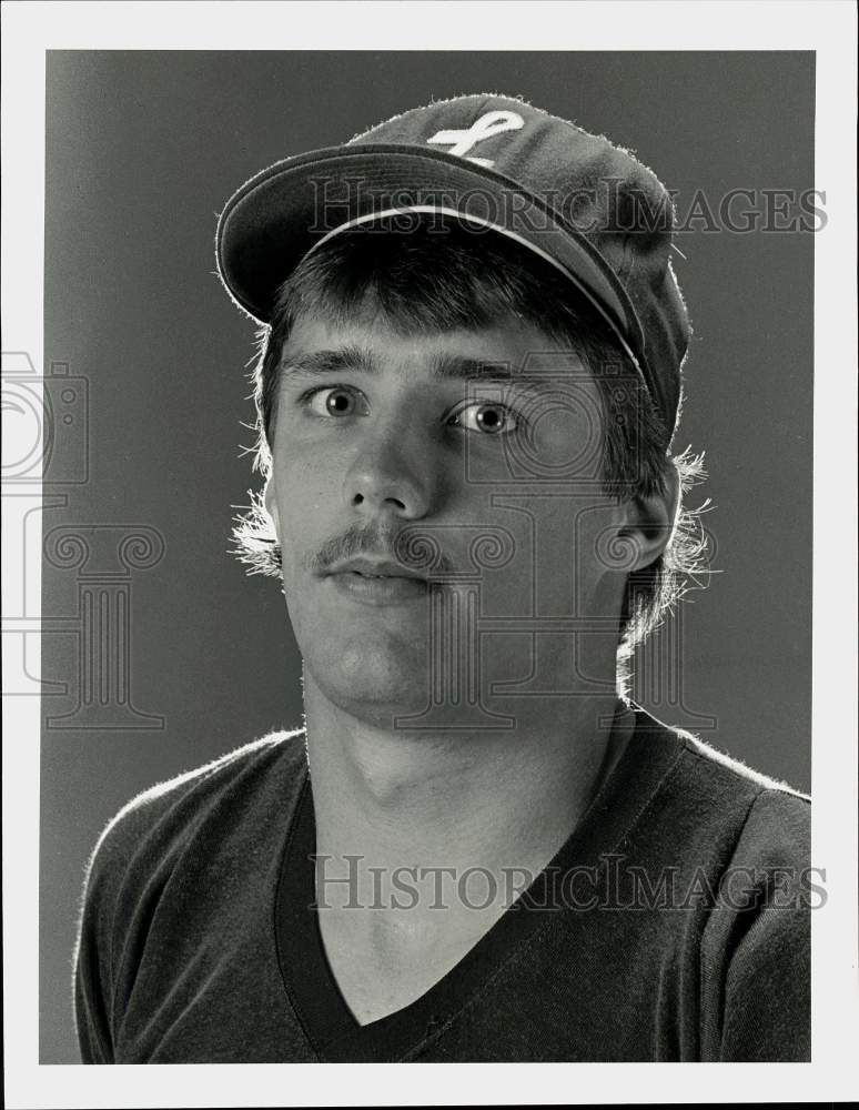 1985 Press Photo Baytown Lee High and All-Houston baseball player John Byington - Historic Images