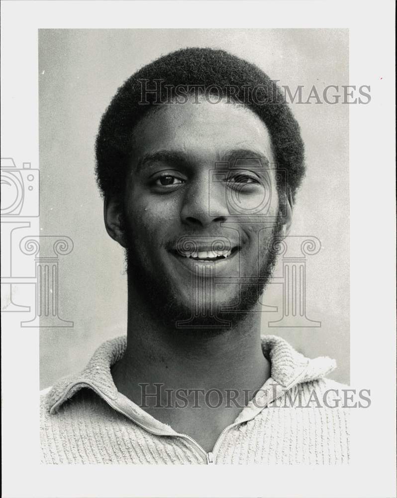 1981 Press Photo Milby High School basketball player Andre Ross - hps16890 - Historic Images