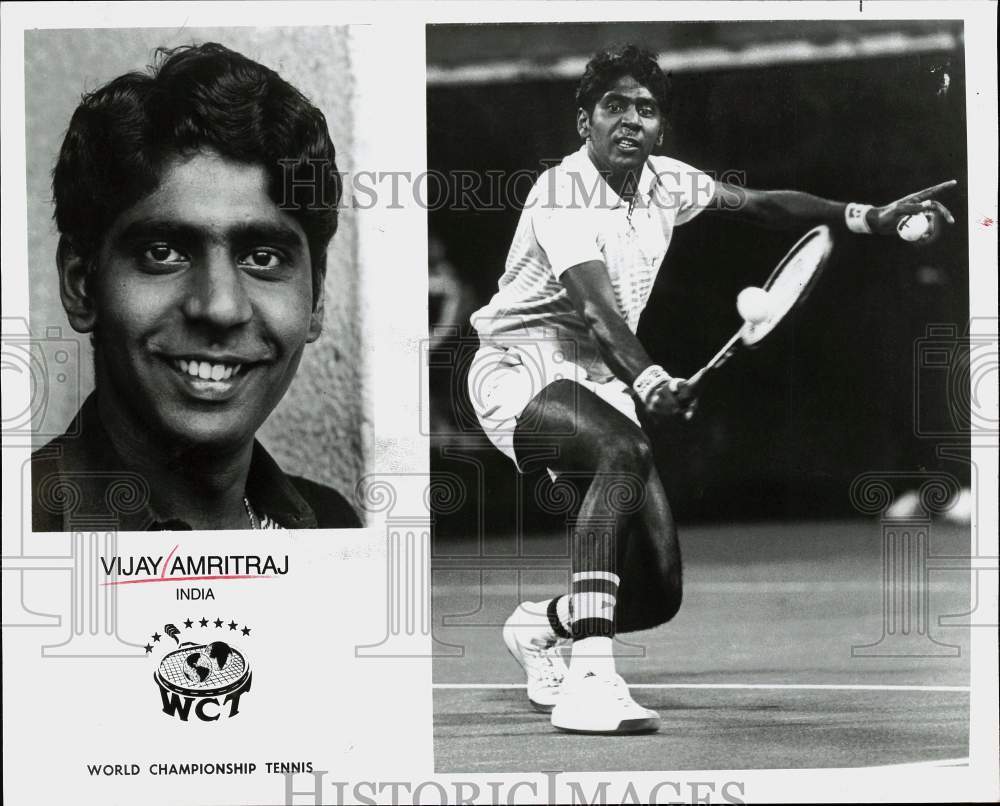 1984 Press Photo Tennis Player Vijay Amritraj - hps17244 - Historic Images